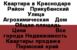 Квартира в Краснодаре › Район ­ Прикубанский › Улица ­ Агрохимическая › Дом ­ 115 › Общая площадь ­ 55 › Цена ­ 1 800 000 - Все города Недвижимость » Квартиры продажа   . Пермский край,Красновишерск г.